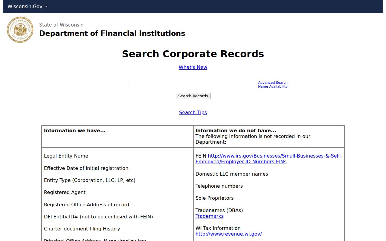 Kenosha residents directory Wisconsin business entity search